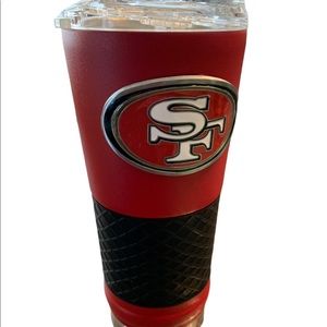 49ers tumbler San Francisco 49ers official NFL tumbler stainless steel NWT